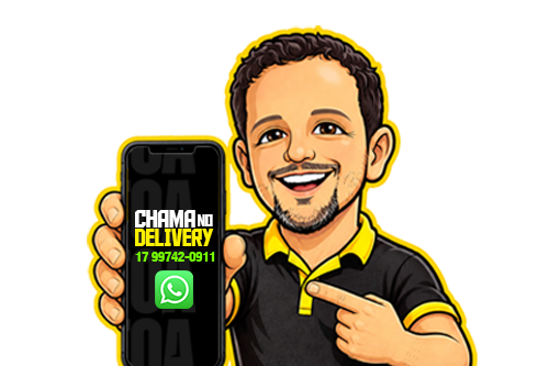 Mascote TOATOA com capacete de delivery
